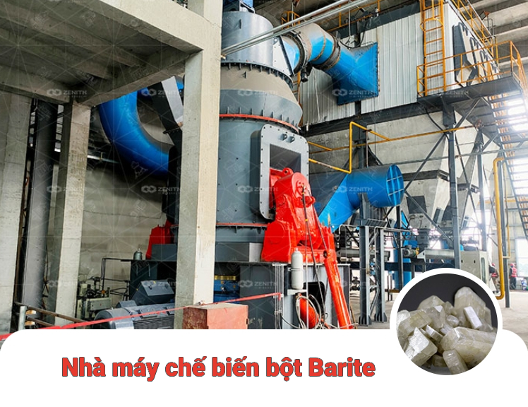 Nhà máy chế biến bột Barite 