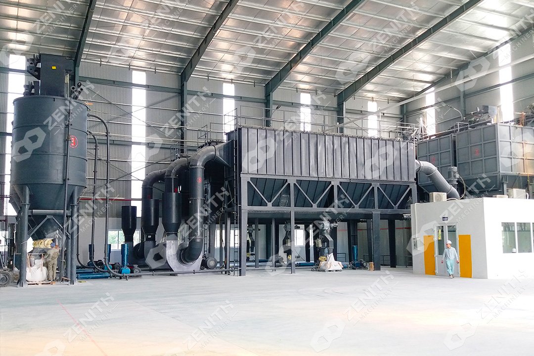 Dây chuyền sản xuất nghiền GCC 30.000 tấn/năm tại Brazil