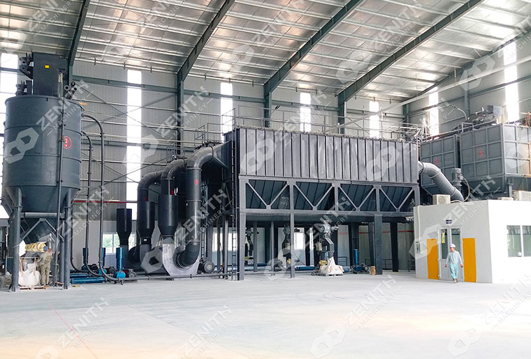 Dây chuyền sản xuất nghiền GCC 30.000 tấn/năm tại Brazil